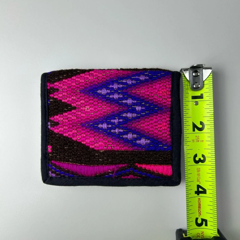 Wallet Guatemala Huipil Hand Made Cotton Money Holder Credit Cards‎ Coin Purse